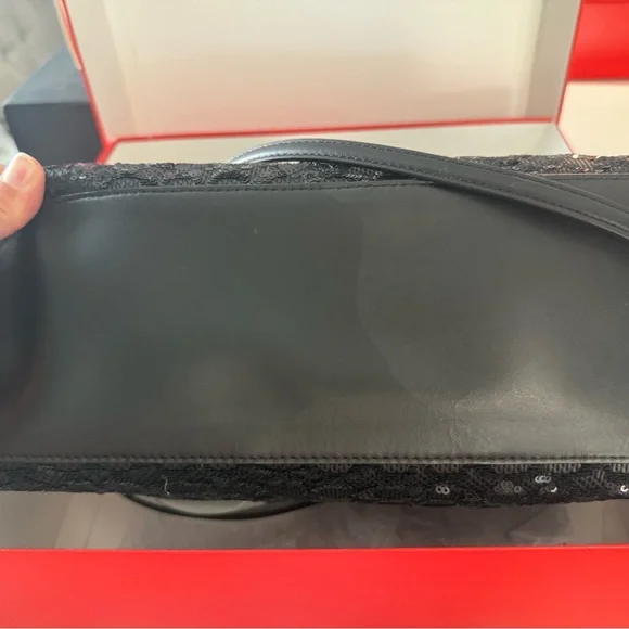 Coach Black Sequin Satchel Bag and wallet - Picture 5 of 9